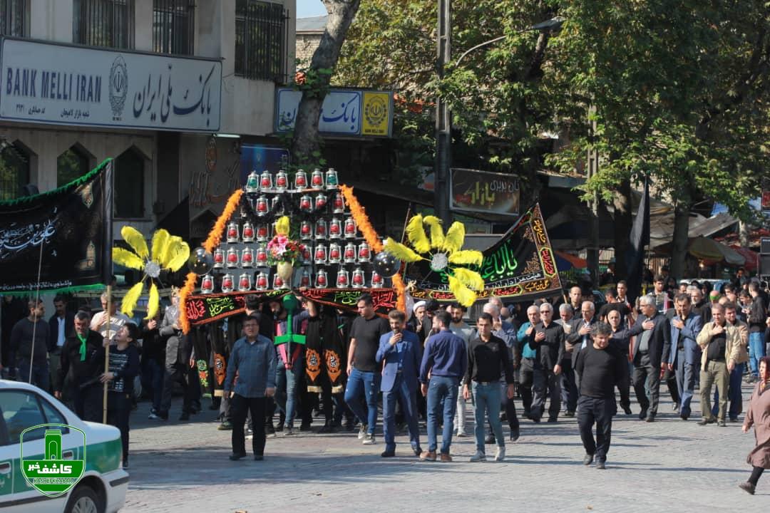 تجمع عزاداری هیئت ورزشکاران شهرستان لاهیجان به مناسبت شهادت امام رضا(ع)
