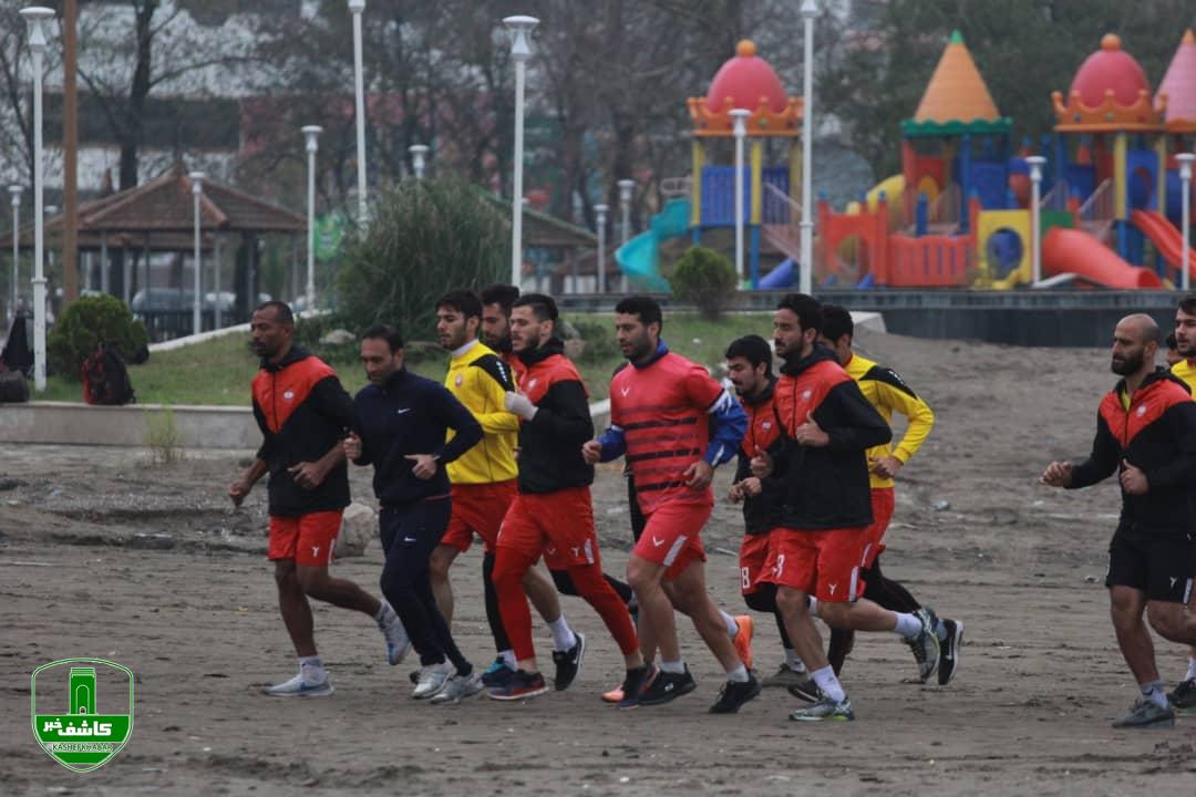 تمرینات ساحلی سپیدرود رشت در آخرین روز پاییز