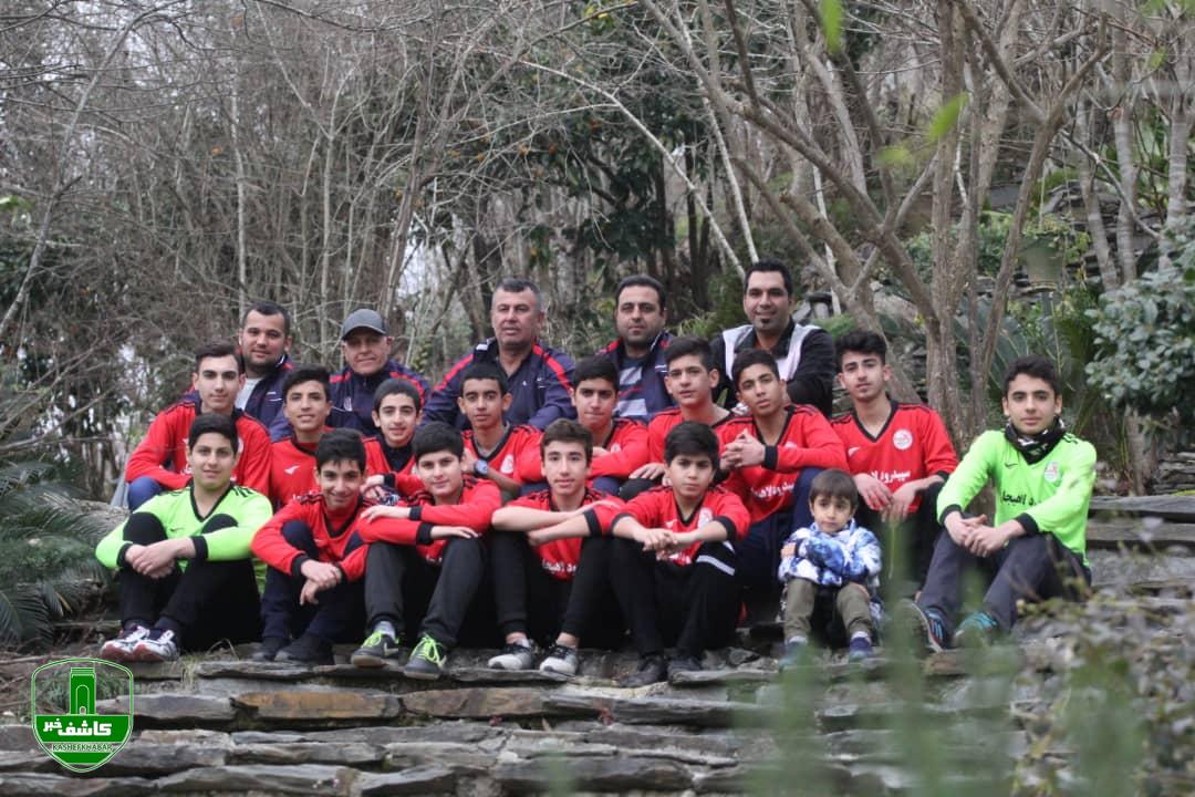 اردوی یک روزه نوجوانان آکادمی فوتبال سپیدرود لاهیجان در مزرعه قوها