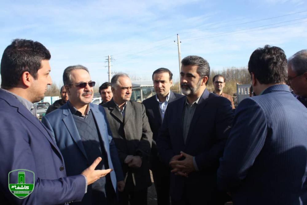 بازدید معاون وزیر کشور از شهرک صنعتی در دست احداث یعقوبیه لنگرود
