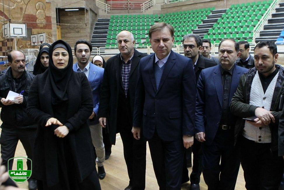 بازدید استاندار گیلان از محل برگزاری مسابقات بین المللی نامجو در رشت