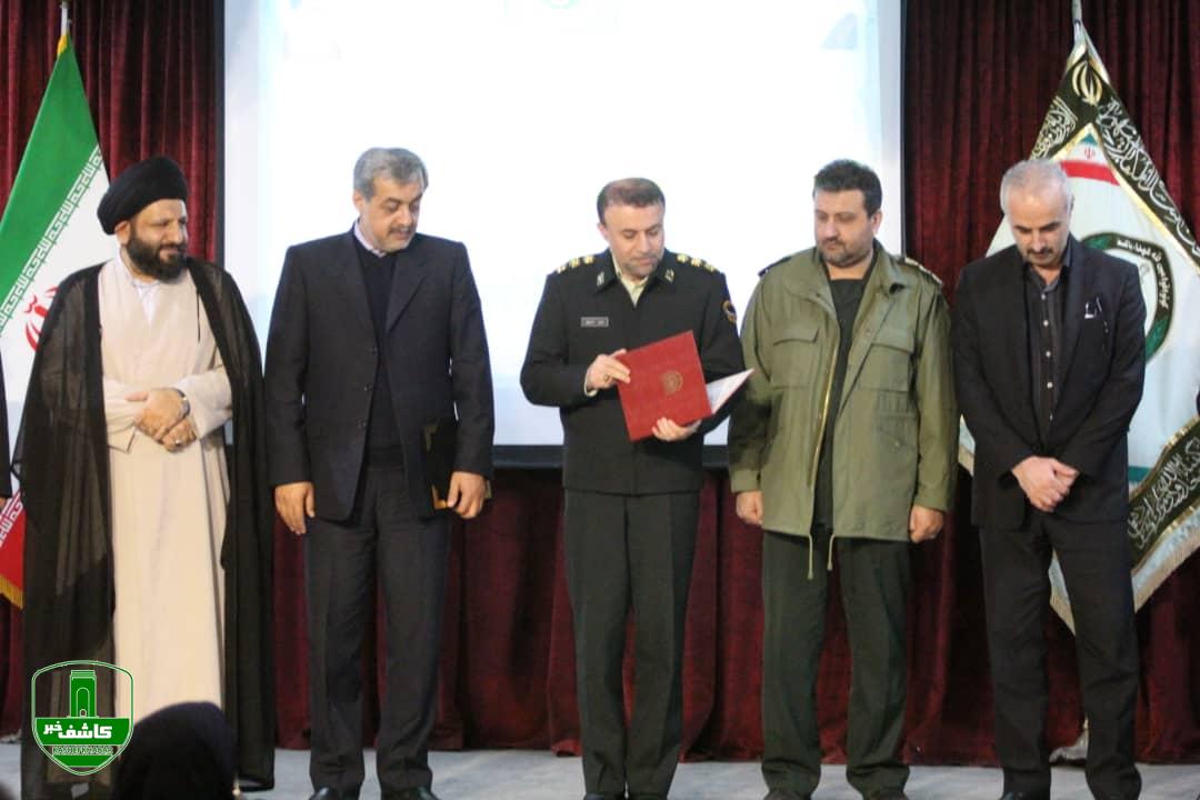 آئین تکریم و معارفه فرمانده نیروی انتظامی شهرستان لاهیجان