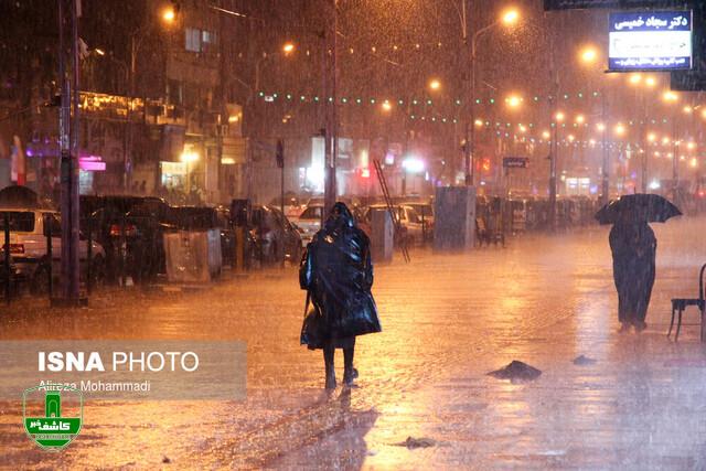 بارش شدید باران در گیلان و مازندران