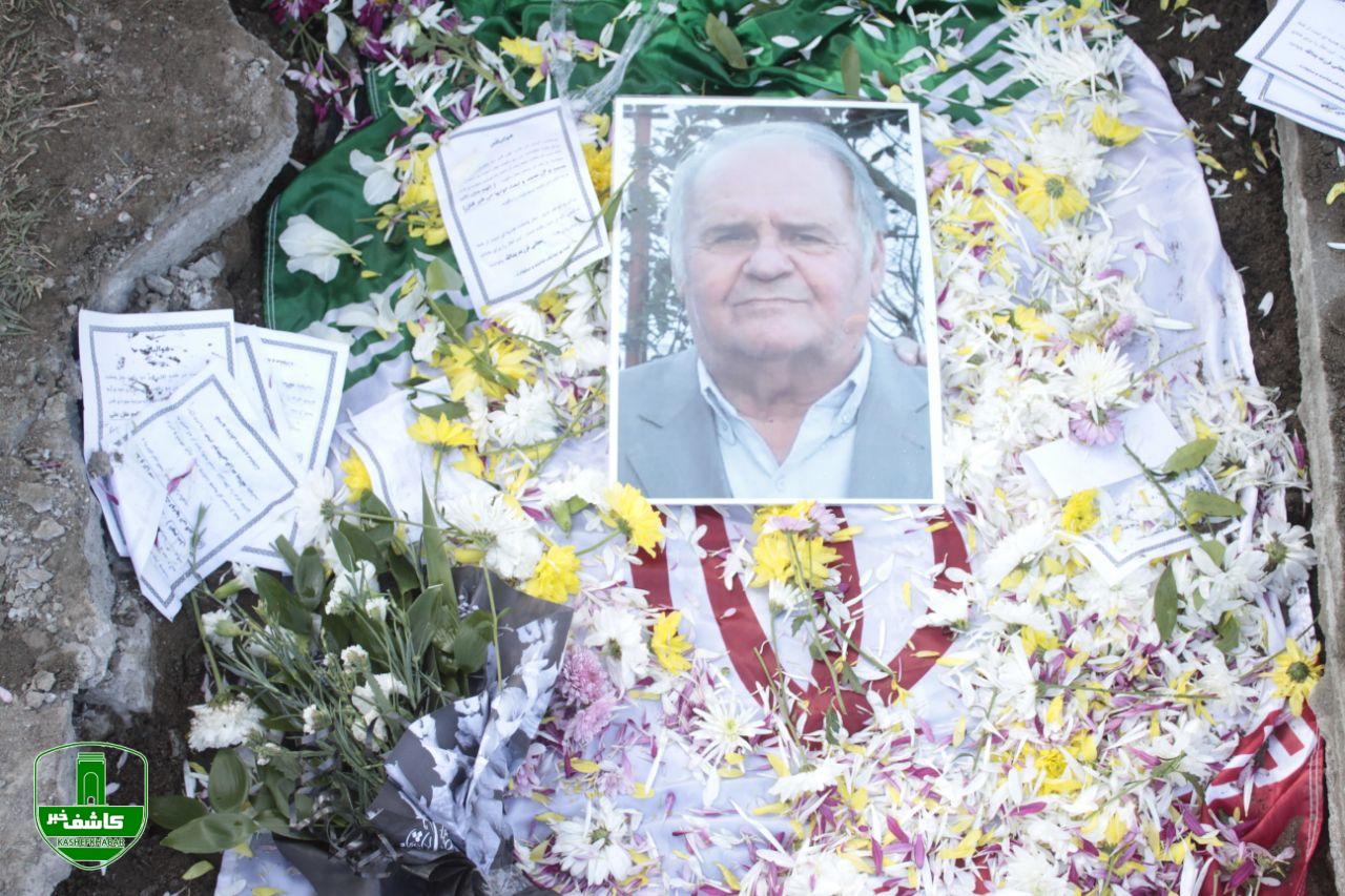 مراسم تشییع پیکر قهرمان اسطوره شنا و واترپلو کشور