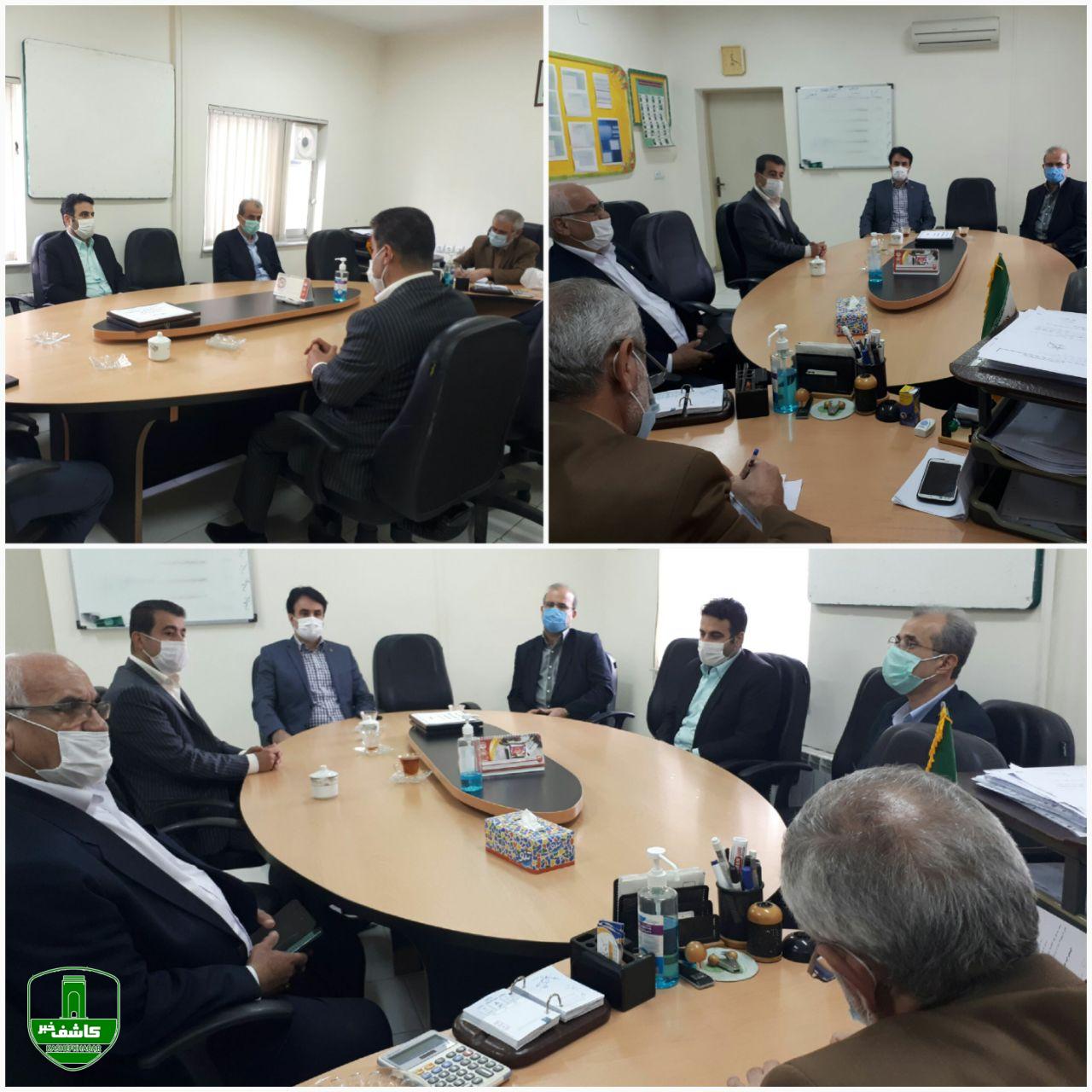 دیدار شهردار و اعضای شورای شهر با سرپرست شبکه بهداشت و درمان شهرستان لاهیجان