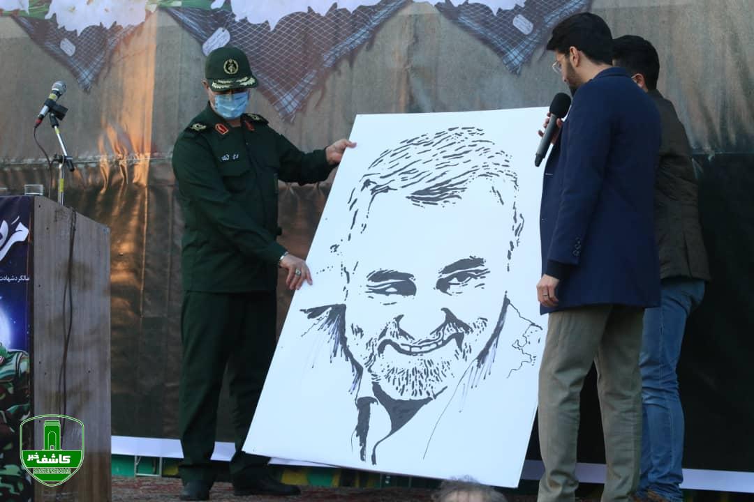 برگزاری مراسم اولین سالگرد شهادت سردار حاج قاسم سلیمانی _ لاهیجان