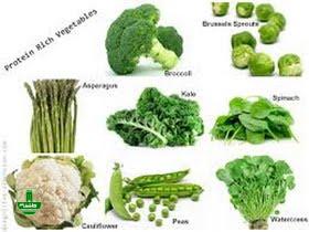 کدام سبزیجات پروتئین دارند؟