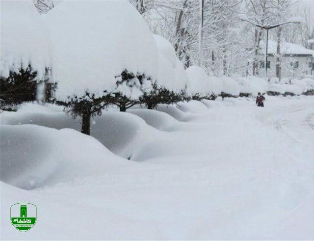 ارتفاع برف در مسیر اسالم – خلخال به ۳۰ سانتیمتر رسید