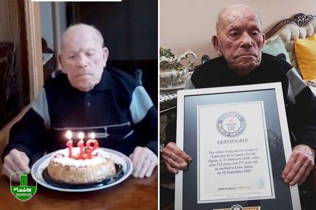 گینس؛ مرگ مسن‌ترین مرد جهان در آستانه تولد ۱۱۳ سالگی اش