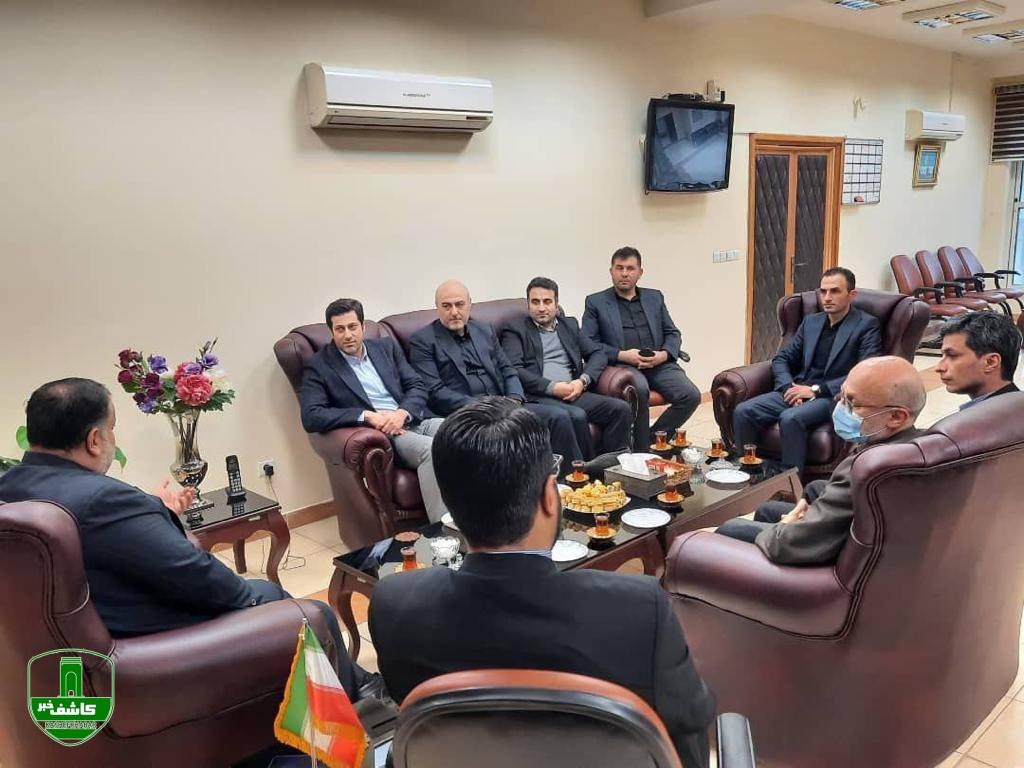 دیدار شهردار و اعضای شورای شهر لاهیجان با سرپرست جدید فرمانداری