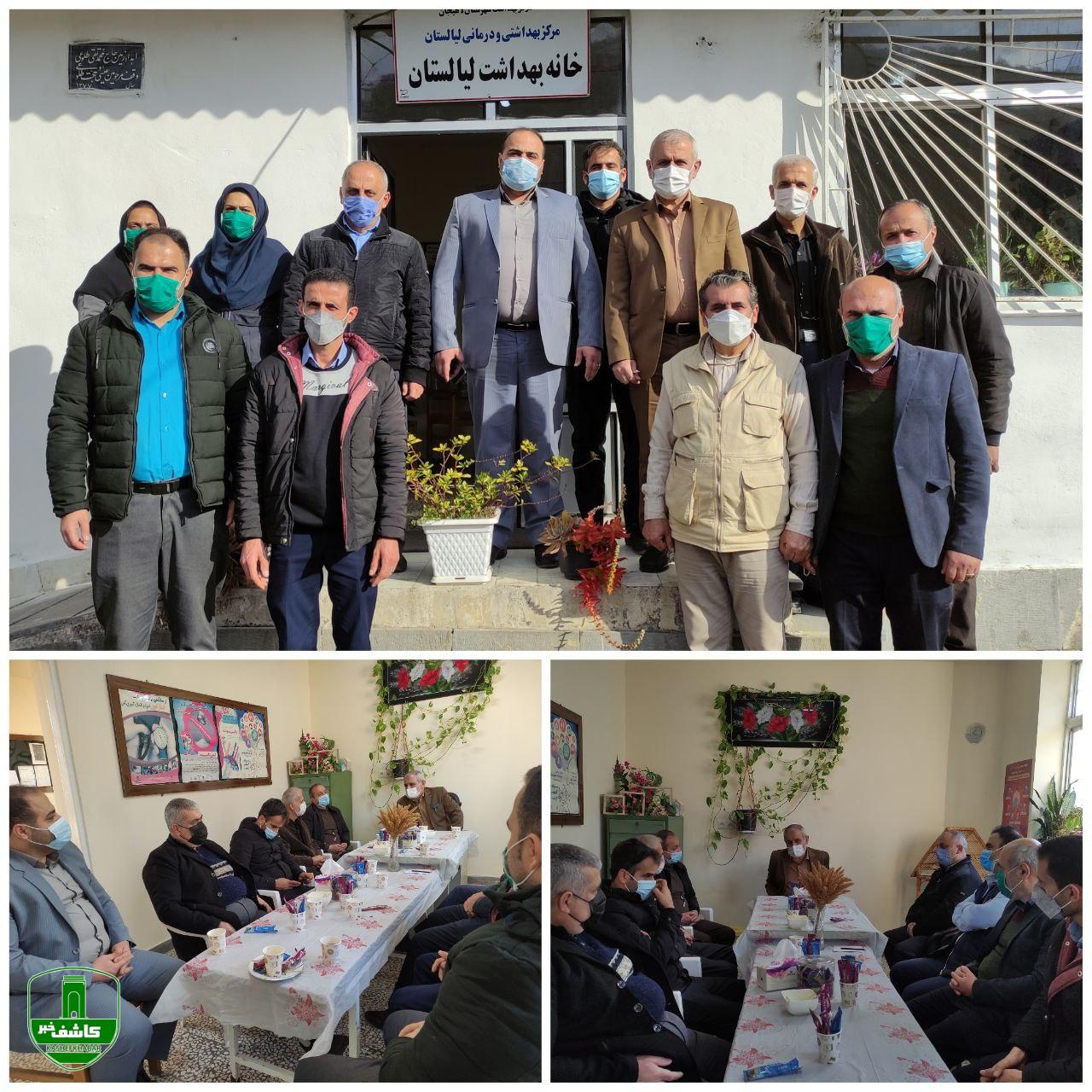 نشست صمیمی مدیر شبکه بهداشت و درمان لاهیجان با پرچمداران عرصه سلامت