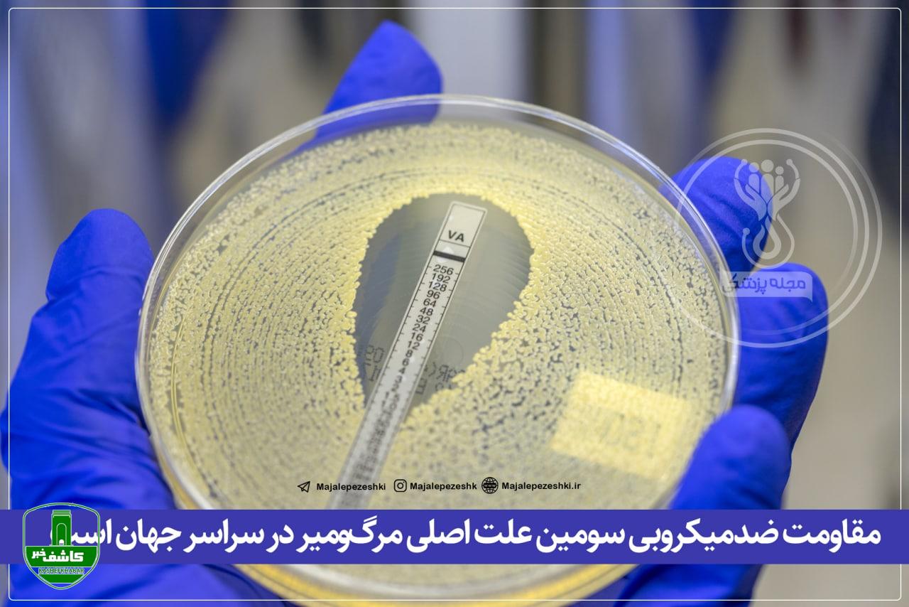 مقاومت ضدمیکروبی سومین علت اصلی مرگومیر در سراسر جهان است مقاومت ضدمیکروبی سومین علت اصلی مرگومیر در سراسر جهان است