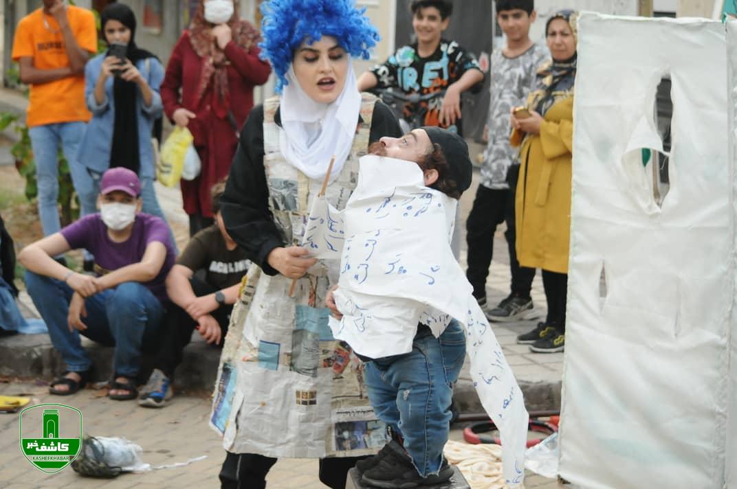 گزارش تصویری دومین روز از یازدهمین دوره جشنواره تئاتر خیابانی شهروند لاهیجان
