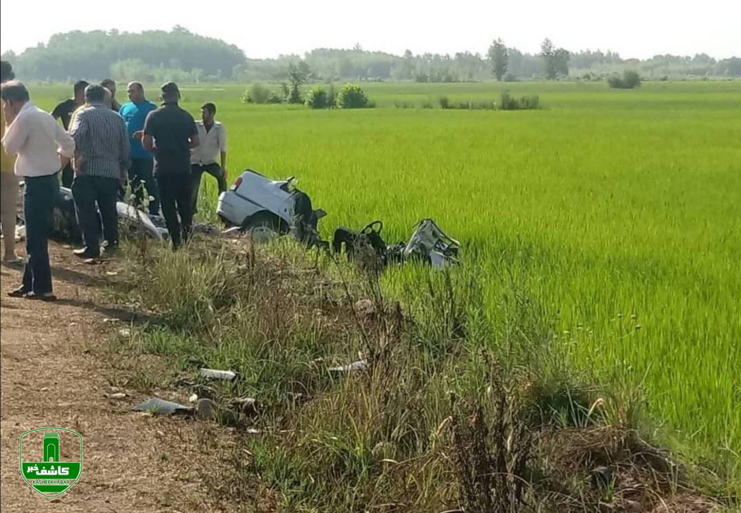 ۴ نفر کشته و زخمی در تصادف رودبنه لاهیجان