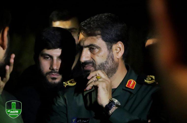 جانشین سپاه خوزستان؛ از محل ضبط فیلم سینمایی ماهیان سرخ بازدید کرد