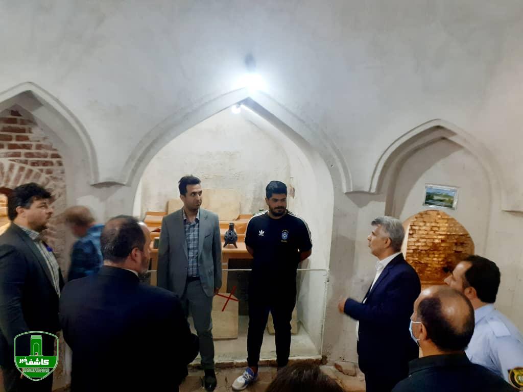 بازدید مدیر کل میراث فرهنگی گردشگری و صنایع دستی استان گیلان بناهای تاریخی دیلمان