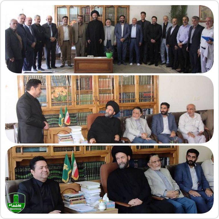 دیدار اعضای شورای عالی بسیج تجار و فعالان اقتصادی کشور با امام جمعه اردبیل