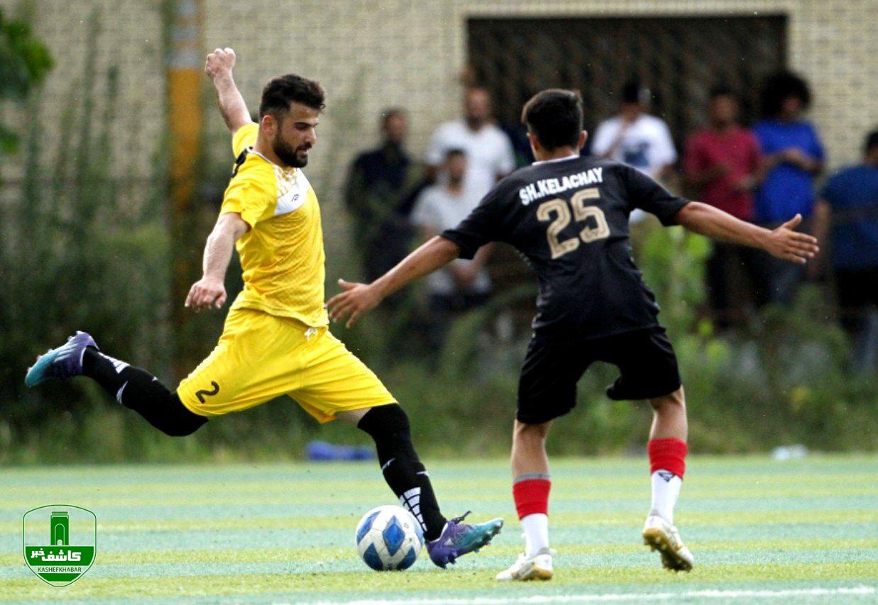 هفته اول مسابقات لیگ برتر فوتبال گیلان؛ دیدار تیم های سینا کلاچای _ شهرداری کلاچای