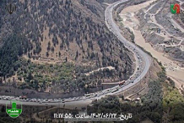 حجم سنگین ترافیک در محور ورودی‌ گیلان/ ورود ۹۵۰۰۰ خودرو به استان از صبح روز گذشته