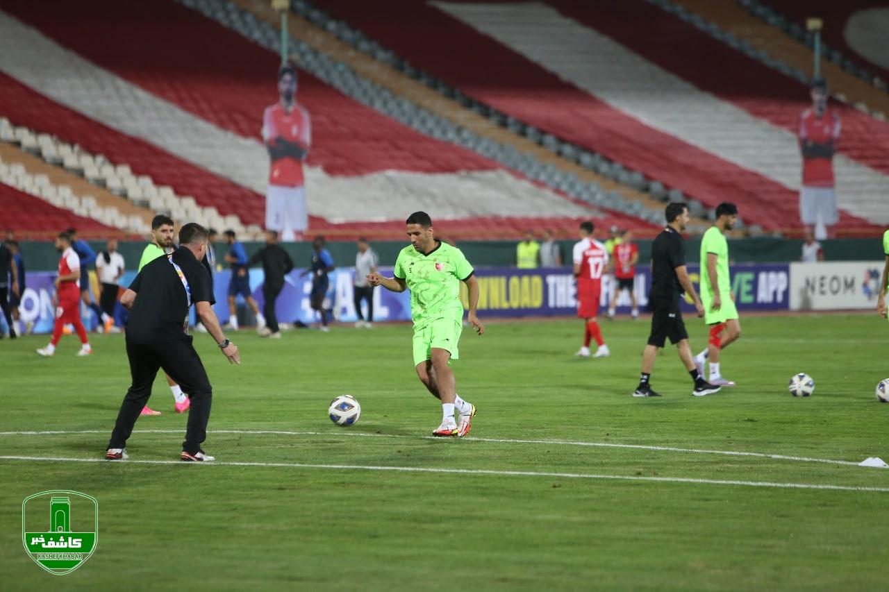 در حاشیه قبل بازی تیم های فوتبال پرسپولیس _ النصر عربستان