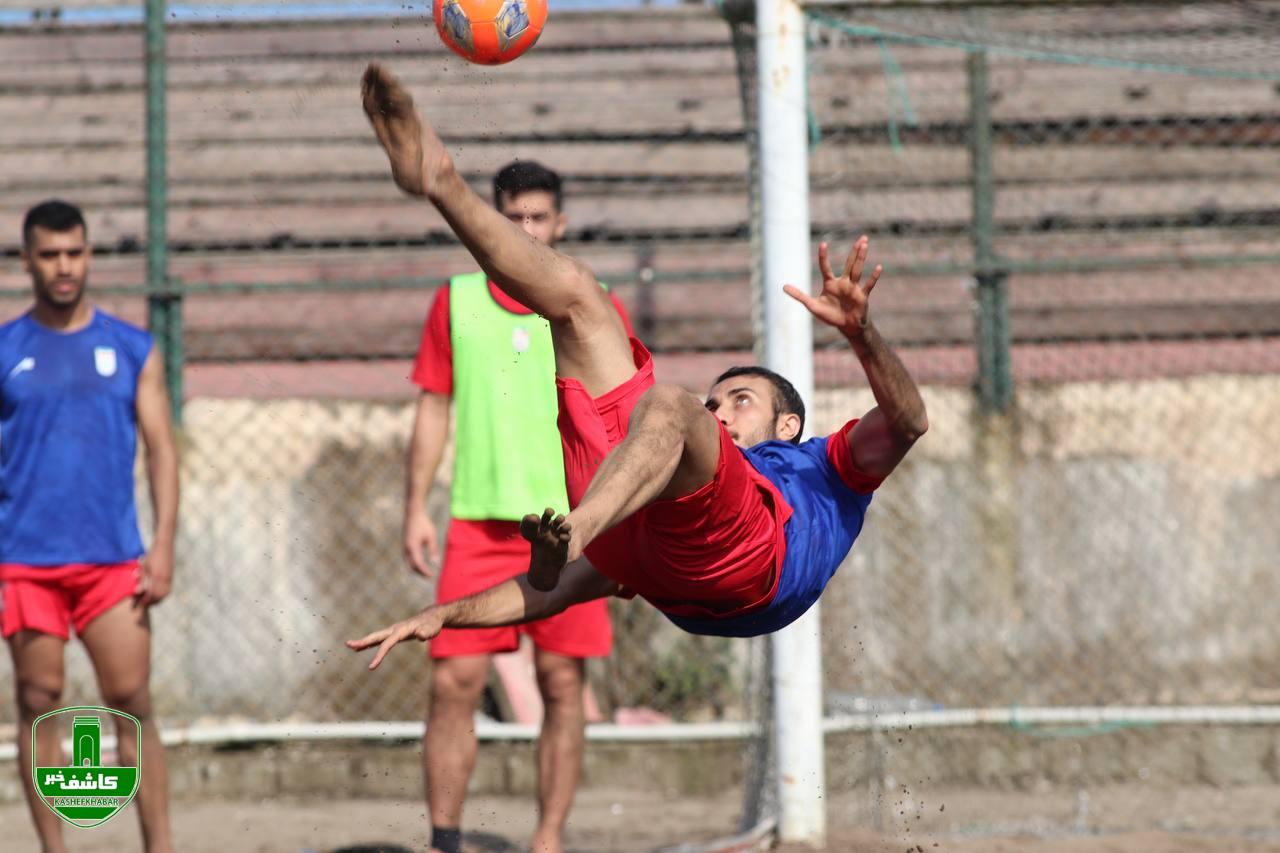 شروع آماده سازی برای جام جهانی فوتبال ساحلی؛ برگزاری اردوی تیم ملی فوتبال ساحلی در بندرانزلی