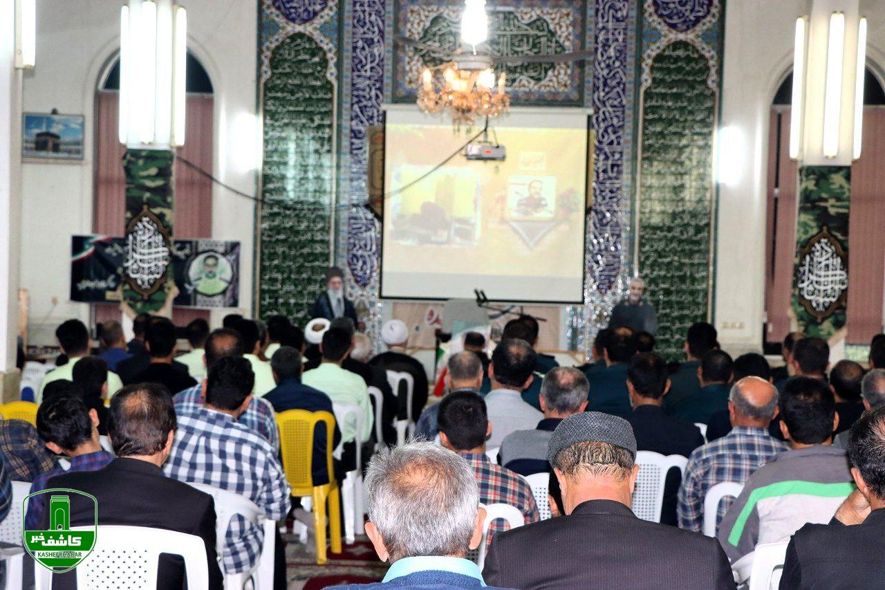 مراسم گرامیداشت شهید مدافع امنیت سروان پاینده _ لاهیجان