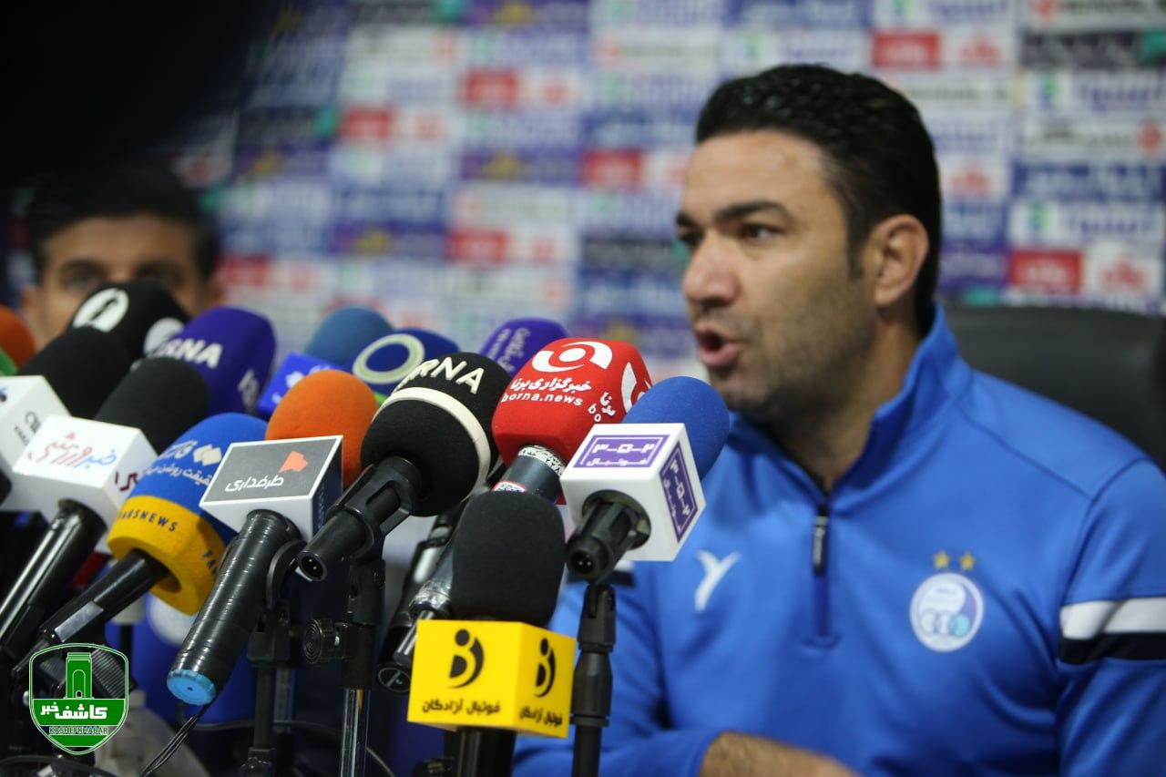 نشست خبری جواد نکونام پیش از دربی صد و دوم