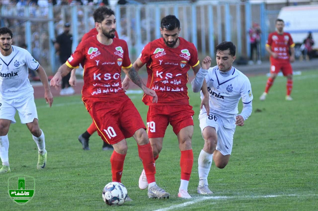 تساوی ملوان و فولاد در انزلی