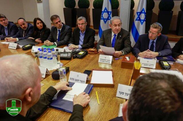 نتانیاهو جلسه اضطراری کابینه امنیتی را در پناهگاه زیرزمینی برگزار کرد نتانیاهو جلسه اضطراری کابینه امنیتی را در پناهگاه زیرزمینی برگزار کرد