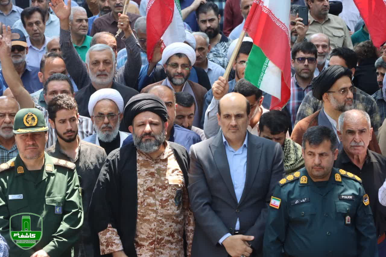 راهپیمایی جمعه خشم و نصر در لاهیجان برگزار شد