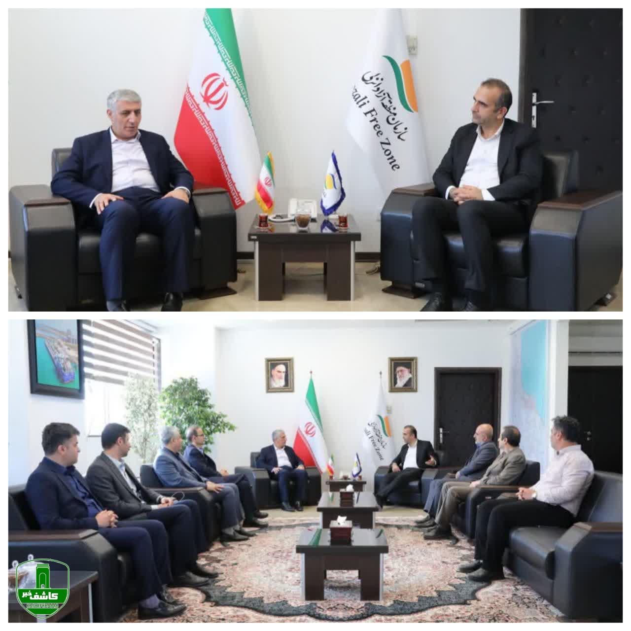 در جریان دیدار سفیر ایران در باکو با مدیرعامل سازمان منطقه آزاد انزلی بررسی سازوکارهای توسعه مناسبات ایران و جمهوری آذربایجان