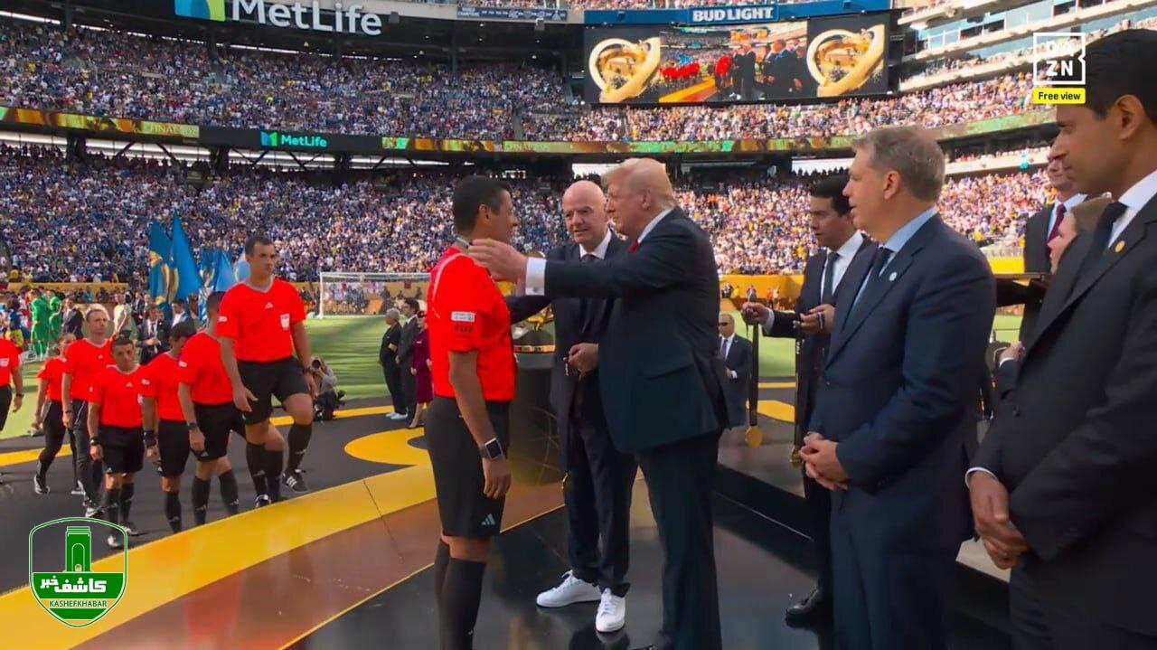 ملاقات ترامپ با علیرضا فغانی در جشن قهرمانی چلسی