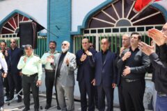 آیین مراسم عزاداری تاسوعای حسینی در گلزار شهدای لاهیجان
