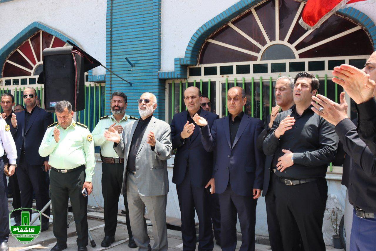 آیین مراسم عزاداری تاسوعای حسینی در گلزار شهدای لاهیجان