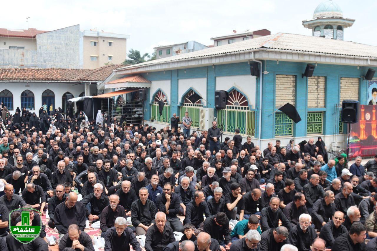 گزارش تصویری از آیین عزاداری عاشورای حسینی در لاهیجان