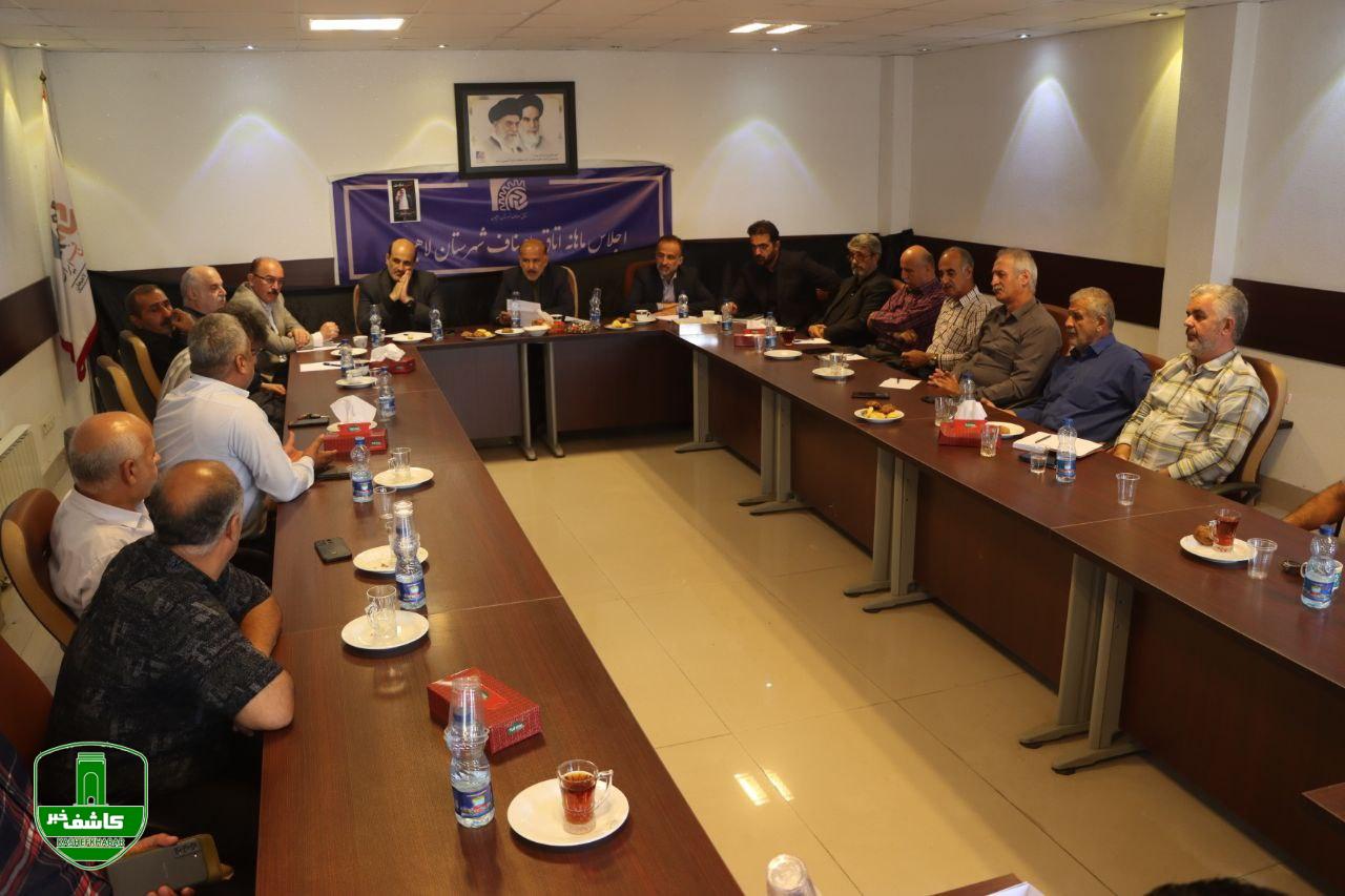 برگزاری جلسه ماهانه انجمن صنفی حمل و نقل درون و برون شهری در لاهیجان
