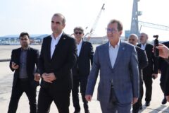 تأکید بر توسعه همکاریهای بندری و دریایی در شمال کشور ؛ بازدید معاون وزیر راه و شهرسازی از زیرساختهای بندری و لجستیکی منطقه آزاد انزلی