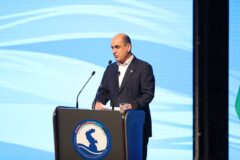 استاندار گیلان در مراسم افتتاحیه اجلاس استانداران استانهای حوزه دریای خزر: نخستین اجلاس خزر فرصتی برای توسعه اقتصاد دریا محور است