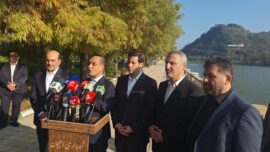 استاندار در گفتوگو با رسانههای بینالمللی: گیلان گره حیاتی اتصال ریلی، جادهای و بندری در کریدور شمال–جنوب است